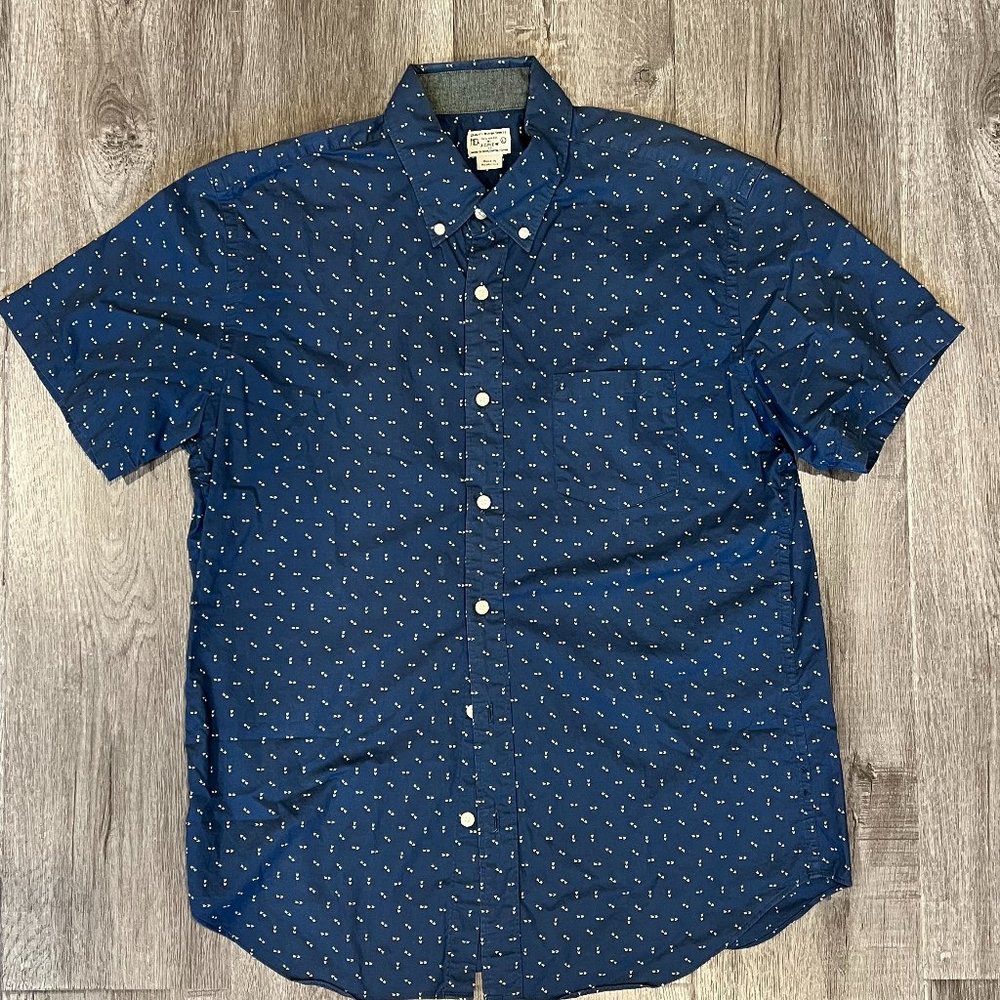 JCrew - Blue Short-Sleeve Shirt